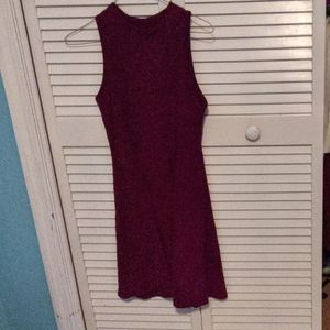 A burganby knit bress